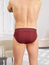 Men's Micromodal Solid Brief - Ultra Soft, Antimicrobial, No Marks Waistband - Peacoat Blue
